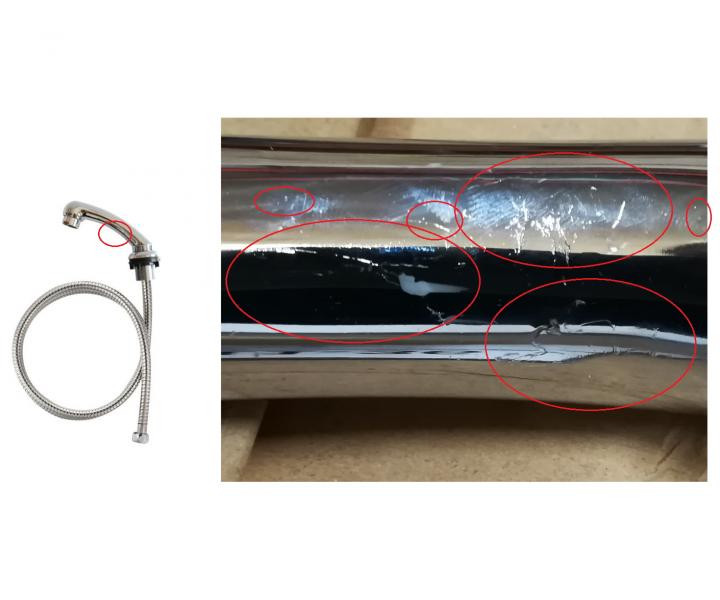 Spr�ka s kovovou hadicou pre um�vac� box Detail - II. akos� - ryhy