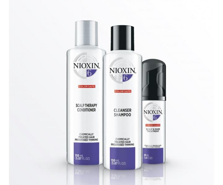 Rad pre silne rednce chemicky oetren vlasy Nioxin System 6