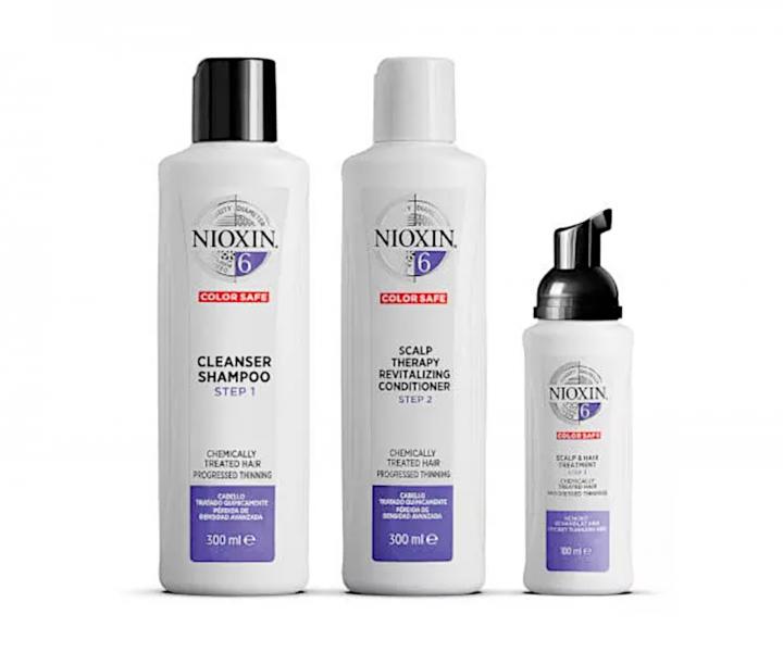 Bezoplachov starostlivos pre silne rednce chemicky oetren vlasy Nioxin System 6 - 100 ml