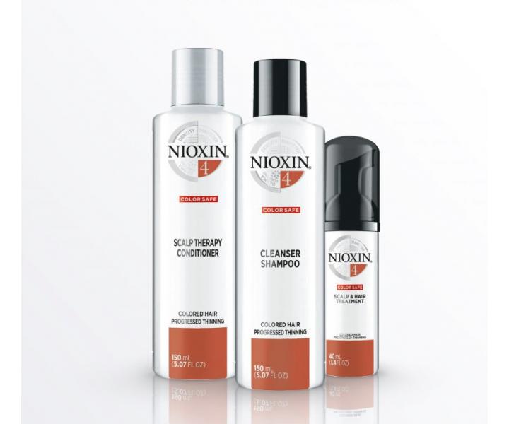 Sada pre silne rednce farben vlasy Nioxin System 4 Trial Kit No.4