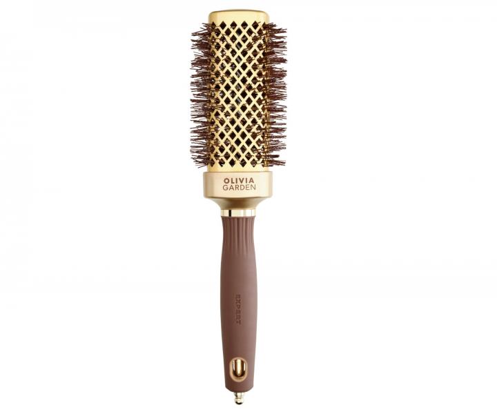 tvorhrann fkacia kefa na vlasy Olivia Garden Expert Blowout Straight Gold & Brown