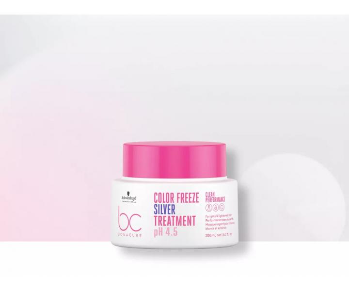 Kra na neutralizciu ltch tnov Schwarzkopf Professional BC Bonacure Color Freeze Silver - 200 ml