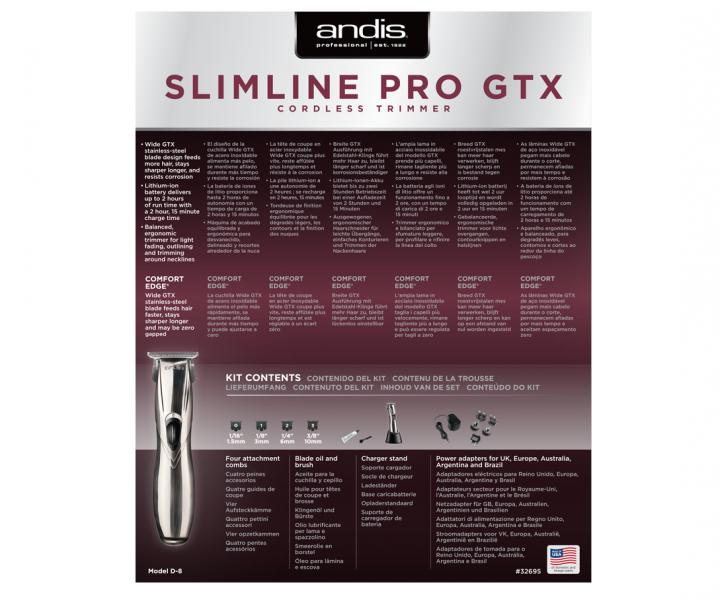 Profesionlny strojek na vlasy Andis Slimline Pro GTX 32695