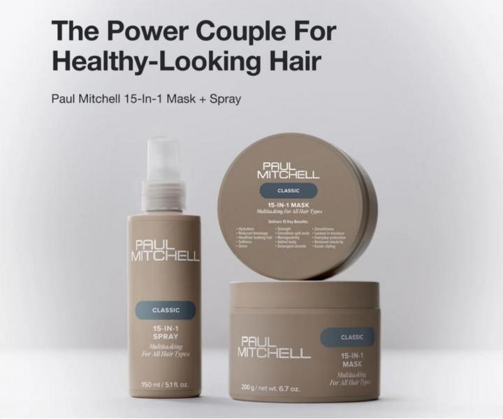 Bezoplachov� o�etruj�ci sprej pre v�etky typy vlasov Paul Mitchell Classic 15-In-1 Spray - 150 ml