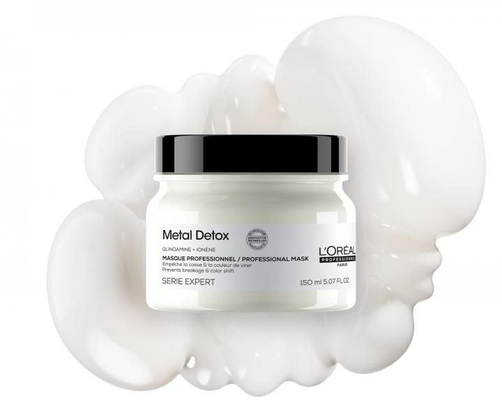 Maska pre farben� a po�koden� vlasy Lor�al Professionnel Serie Expert Metal Detox - 150 ml