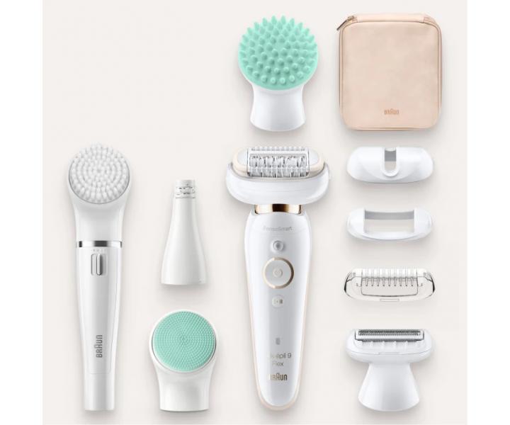 Set dmskych epiltorov na telo a tvr Braun Silk-pil 9 Flex Beauty Set Wet&Dry 9300