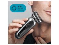 Planetov holiaci strojek s nabjacou a istiacou stanicou Braun Series 7 71-7200cc - strieborn