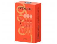Stylingov klipsy na vlasy Freylish Hair Clips - oranov, 4 ks