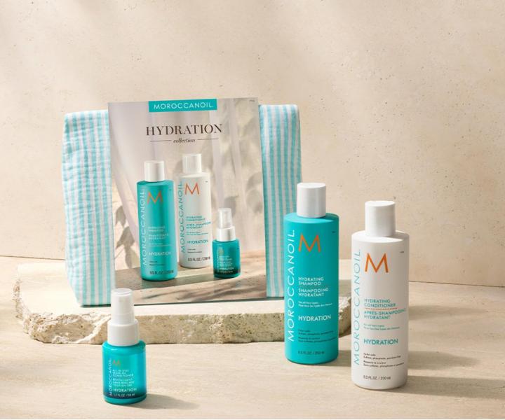 Dar�ekov� sada pre hydrat�ciu such�ch vlasov Moroccanoil Hydration Collection + bezoplachov� starostlivos� a ta�ti�ka zadarmo