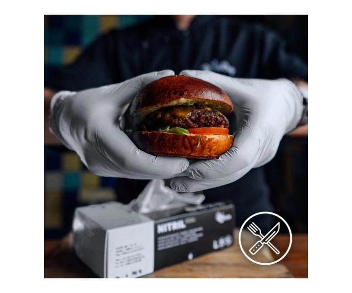 Nitrilov rukavice Espeon Nitril Comfort - 100 ks, biele, vekos M