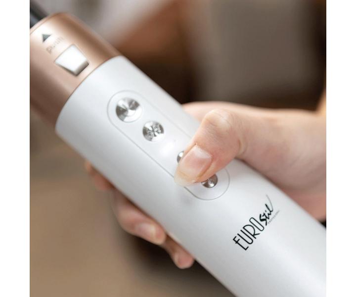 Multifunkn teplovzdun kefa Eurostil Professional Penta - 1300 W, biela