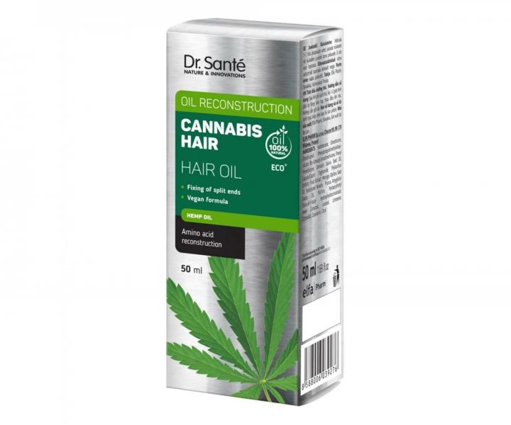 Olej pre such� a po�koden� vlasy Dr. Sant� Cannabis Hair Oil - 50 ml