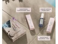 Dar�ekov� sada na vyhladenie krepat�ch a nepoddajn�ch vlasov Kerasilk Smoothing Travel Set + kozmetick� ta�ti�ka zadarmo