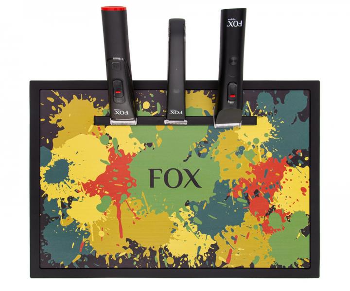 Magnetick siliknov podloka pre strojeky a kaderncke pomcky Fox Barber Magnetic Mat - 48 x 33 cm