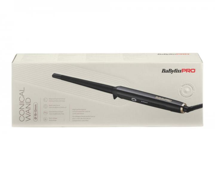 Profesion�lna k�nick� kulma na vlasy BaByliss Pro Conical Wand BAB2480E - 19-13 mm