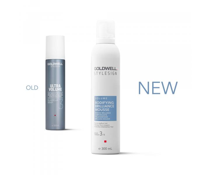 Penov tuidlo pre objem a lesk vlasov Goldwell Stylesign Volume Bodifying Brilliance Mouse - 300 ml