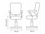 Kadern�cke kreslo Hairway Modern - �erven�