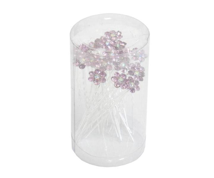 Svadobn� vl�senka s kamienkami v tvare kvetinky 20ks - staroru�ov�