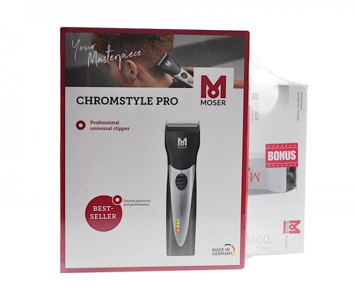 Profesionlny strojek na vlasy Moser ChromStyle Pro 1871-0071 + Moser Mini 1411-0086 zdarma
