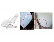 Hydraulick kozmetick lehtko Weelko Lacris, biele - II. akos - prasknut kryt podstavca