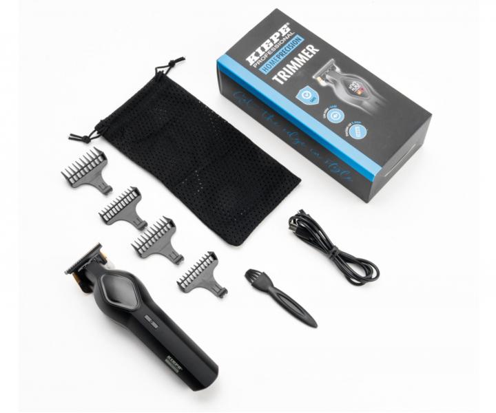 Kontrovac strojek na vlasy a fzy Kiepe Professional Home Precision Trimmer - ierny