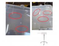 Kadern�cky odkladac� stol�k Sibel Escort - biely, �tvorcov� - II. akos�, po�kriaban� pracovn� plocha, bez origin�lneho obalu