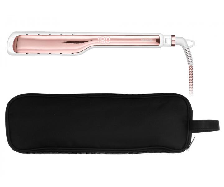 �ehli�ka na vlasy Sencor SHI 5500GD - perle�ov� biela/ru�ov�