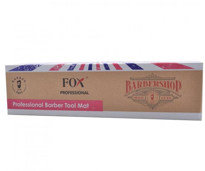 Protimykov podloka pre holisk a kaderncke pomcky Fox Barber Tool Mat - ierna