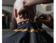 Barber pltenka Angry Beards 154 x 138 cm - ierna s potlaou