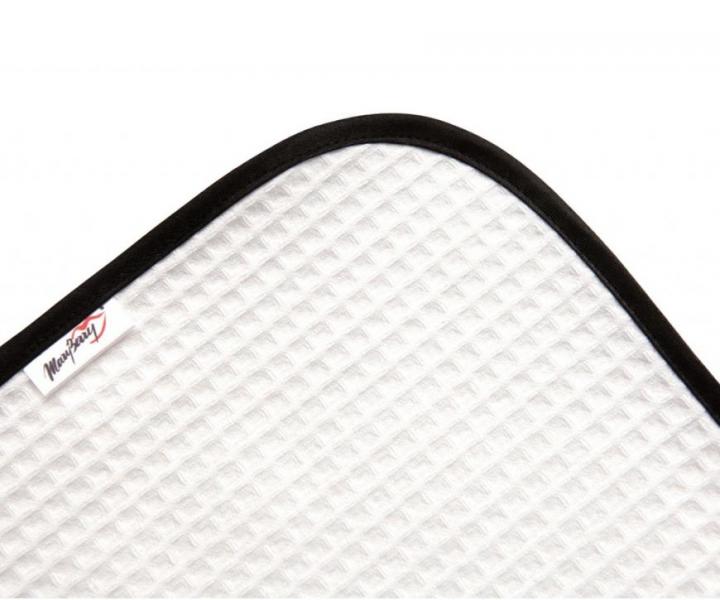 Sada malch uterkov na tvr MaryBerry Happy Evenings - biele s iernym prkom