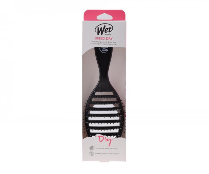 Kefa na rozesvanie a fkanie vlasov Wet Brush Speed Dry Black - ierna
