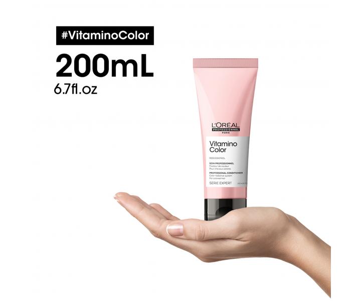Sada pre farbené vlasy Loréal Professionnel Serie Expert Vitamino Color + kozmetická taška zadarmo