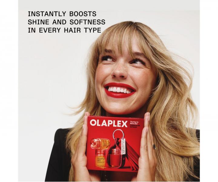 Dar�ekov� sada pre v��ivu a ochranu vlasov Olaplex The Key to Shine Set