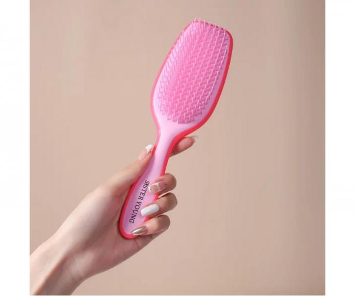 Kefa na roz�es�vanie vlasov Sister Young Ayla Hair Brush - ne�novo ru�ov�