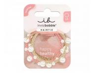 S�prava ozdobn�ch gumi�iek do vlasov Invisibobble Hairtie Princess Pearl - 3 ks