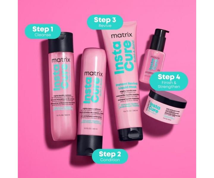 Obnovuj�ci olej pre ve�mi po�koden� vlasy Matrix Instacure Build-A-Bond Billion Bond Oil - 50 ml