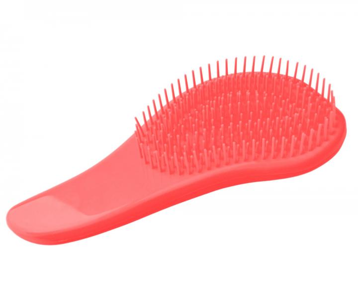Kefa na rozesvanie vlasov Sibel Mini Detangling Brush - koralov