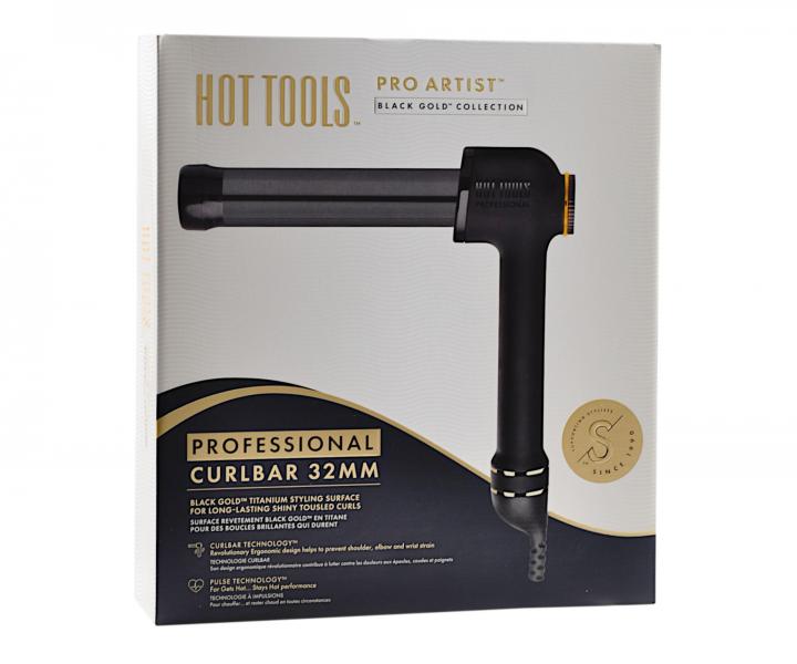 Kulma na vlasy Hot Tools  Black Gold Curl Bar - 32 mm + ta�ka Hot Tools Appliance Caddy zadarmo
