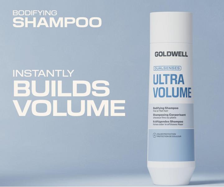 Rad pre objem jemn�ch a z�ahnut�ch vlasov Goldwell Dualsenses Ultra Volume
