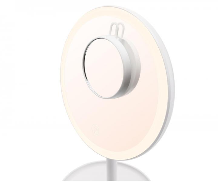 Kozmetick zrkadlo s LED osvetlenm a zvovacm zrkadlom ETA Fenit 1354 - biele