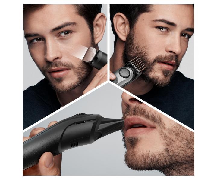 P�nsky zastrih�va� vlasov a f�zov Braun BeardTrimmer 7 BT7320 + zadarmo holiaci stroj�ek Gillette