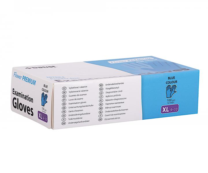 Jednorazov nitrilov rukavice Batist Flower Premium 100 ks - XL