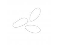 Gumiky do vlasov Sibel Claire - 20 mm, 500 ks, priehadn