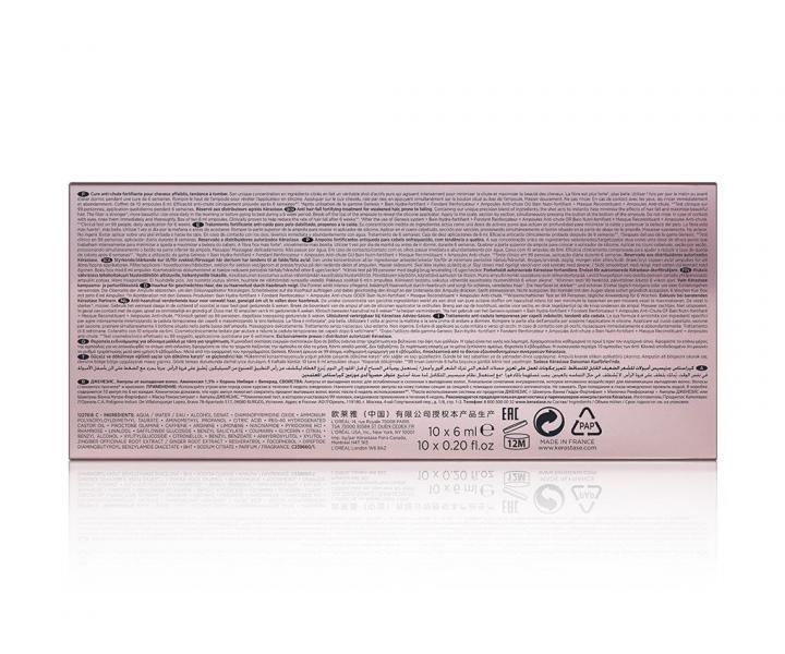 Intenz�vna k�ra pre vlasy so sklonom k padaniu K�rastase Genesis - 10 x 6 ml