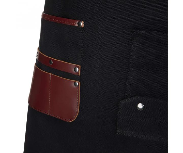 Kadern�cka z�stera Angry Beards Barber Apron - �ierna