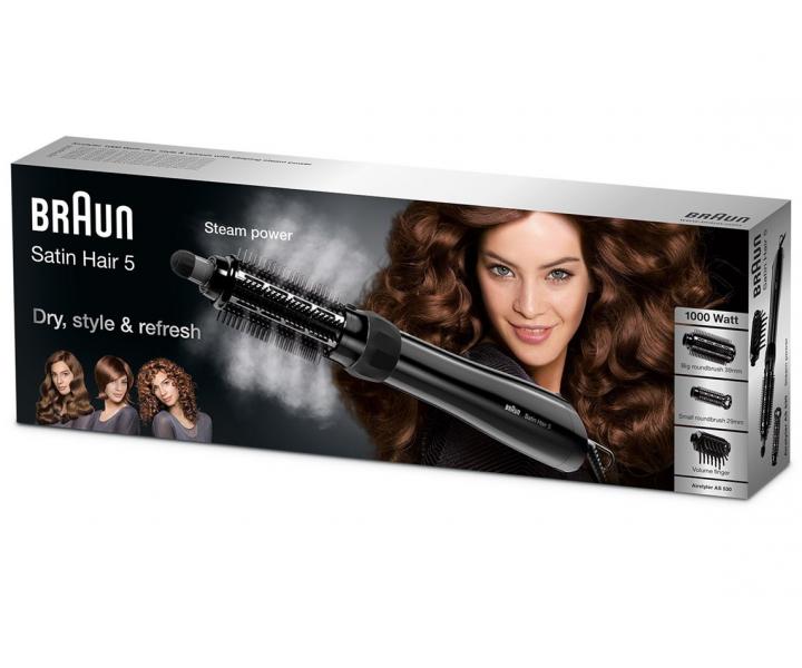 Teplovzdu�n� kefa na vlasy s parou Braun AS 530 - �iern�