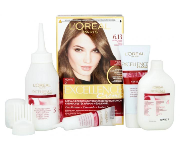 Permanentn� farba Lor�al Excellence 6.13 tmav� blond b�ov�