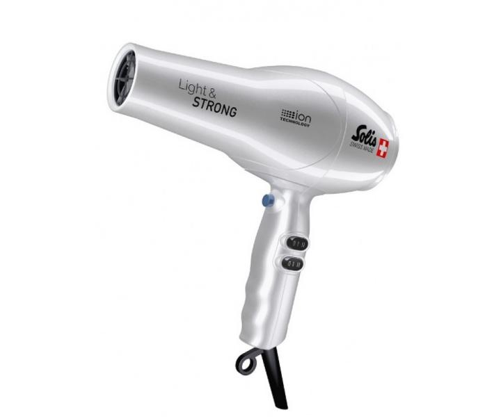 Profesion�lny f�n na vlasy Solis Light & Strong 969.42 - 1800 W, strieborn�