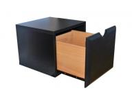 Pracovn� stol�k Ceriotti TYPE - dreven�, �ierny