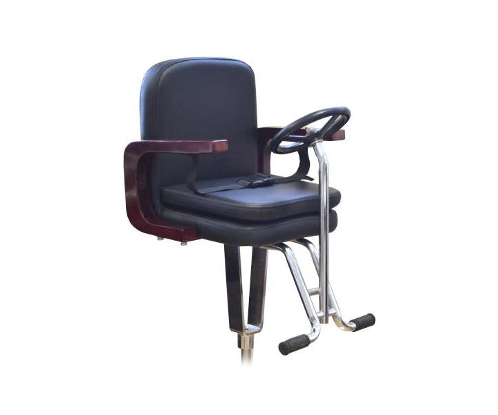 Detsk� kadern�cke kreslo s p�smi a volantom Detail Cars Kids - �ierne